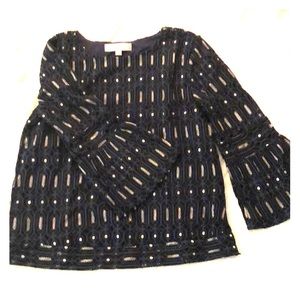 Loft Bell Sleeve Blouse